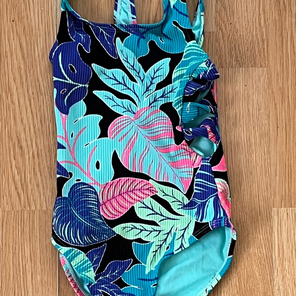 One piece tank top swimsuit